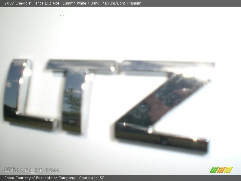 Summit White / Dark Titanium/Light Titanium 2007 Chevrolet Tahoe LTZ 4x4