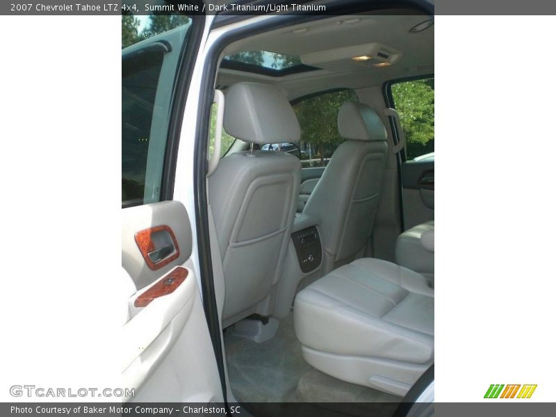 Summit White / Dark Titanium/Light Titanium 2007 Chevrolet Tahoe LTZ 4x4