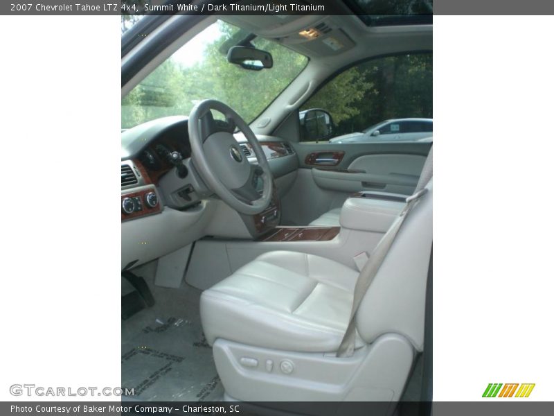 Summit White / Dark Titanium/Light Titanium 2007 Chevrolet Tahoe LTZ 4x4