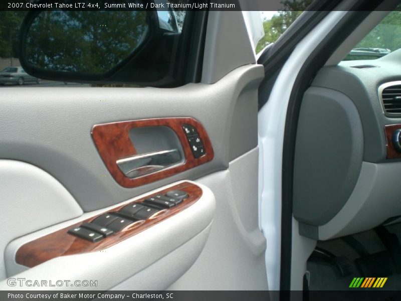 Summit White / Dark Titanium/Light Titanium 2007 Chevrolet Tahoe LTZ 4x4