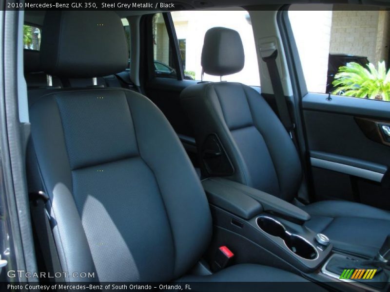 Steel Grey Metallic / Black 2010 Mercedes-Benz GLK 350