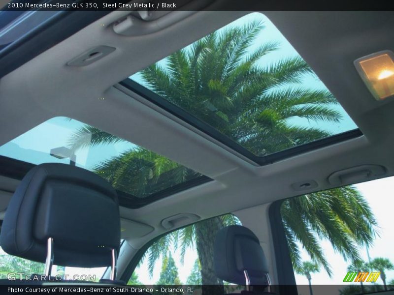 Steel Grey Metallic / Black 2010 Mercedes-Benz GLK 350