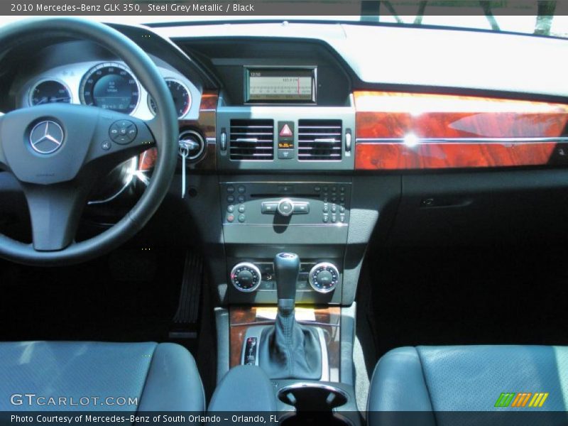 Steel Grey Metallic / Black 2010 Mercedes-Benz GLK 350