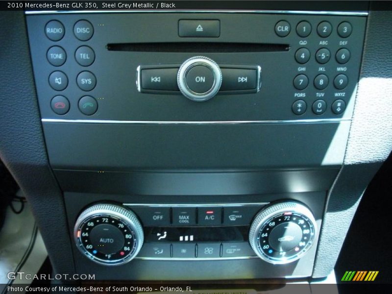 Steel Grey Metallic / Black 2010 Mercedes-Benz GLK 350