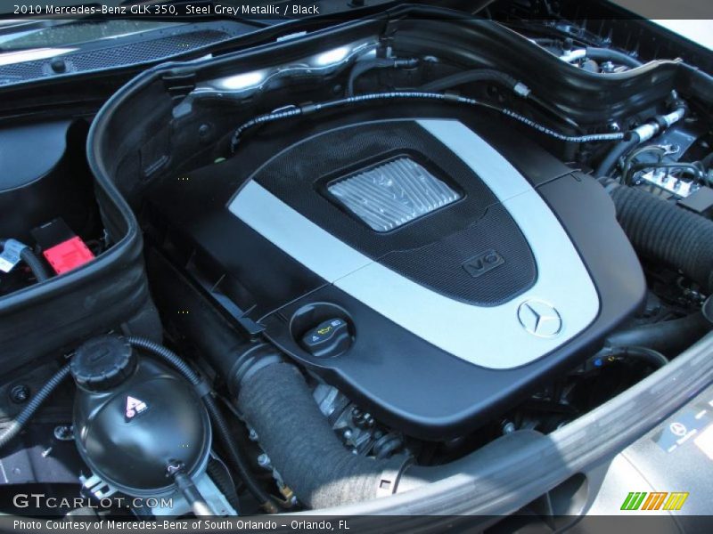Steel Grey Metallic / Black 2010 Mercedes-Benz GLK 350