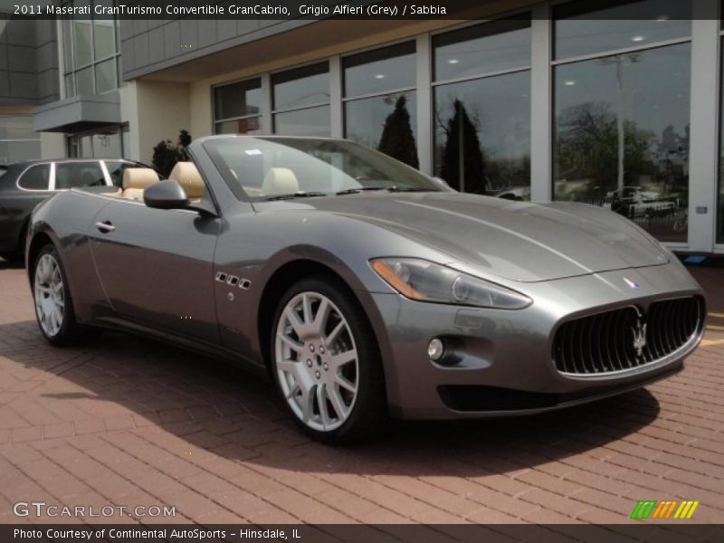 Grigio Alfieri (Grey) / Sabbia 2011 Maserati GranTurismo Convertible GranCabrio