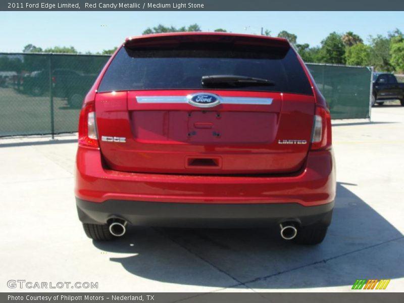 Red Candy Metallic / Medium Light Stone 2011 Ford Edge Limited