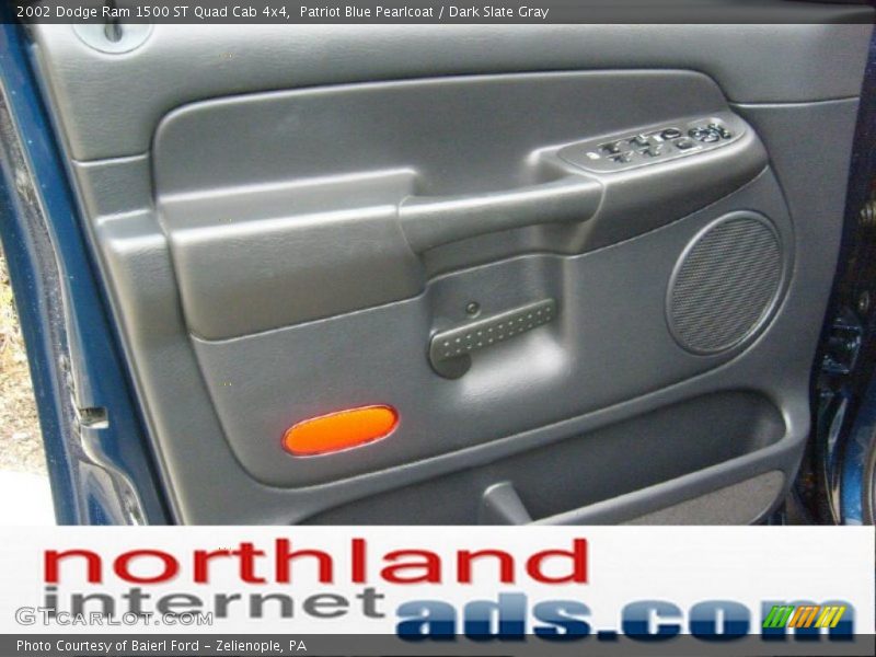 Patriot Blue Pearlcoat / Dark Slate Gray 2002 Dodge Ram 1500 ST Quad Cab 4x4
