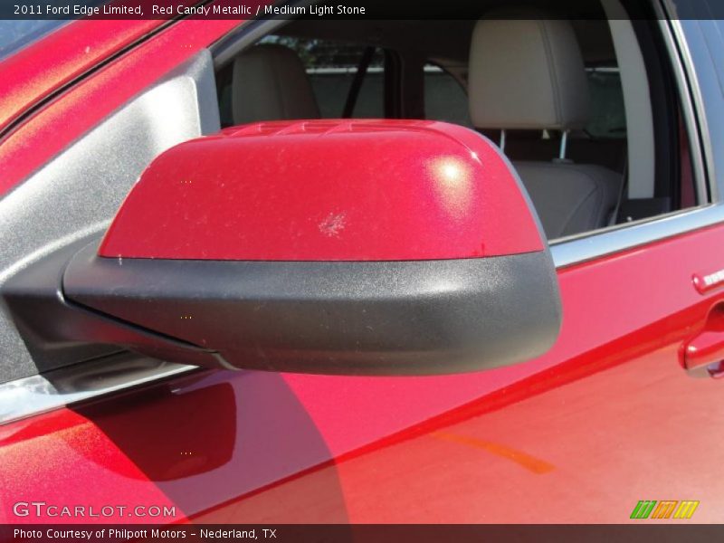Red Candy Metallic / Medium Light Stone 2011 Ford Edge Limited