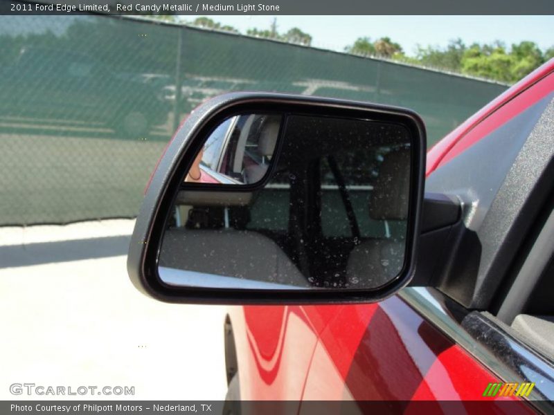 Red Candy Metallic / Medium Light Stone 2011 Ford Edge Limited