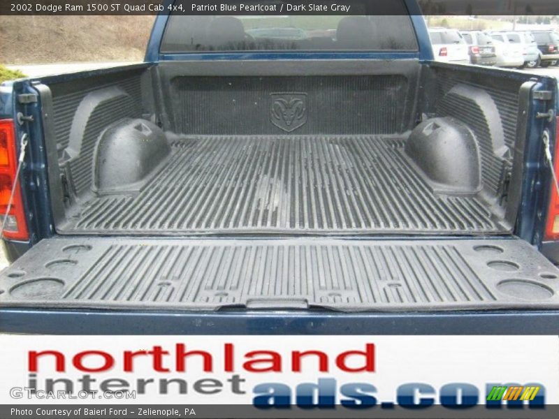 Patriot Blue Pearlcoat / Dark Slate Gray 2002 Dodge Ram 1500 ST Quad Cab 4x4