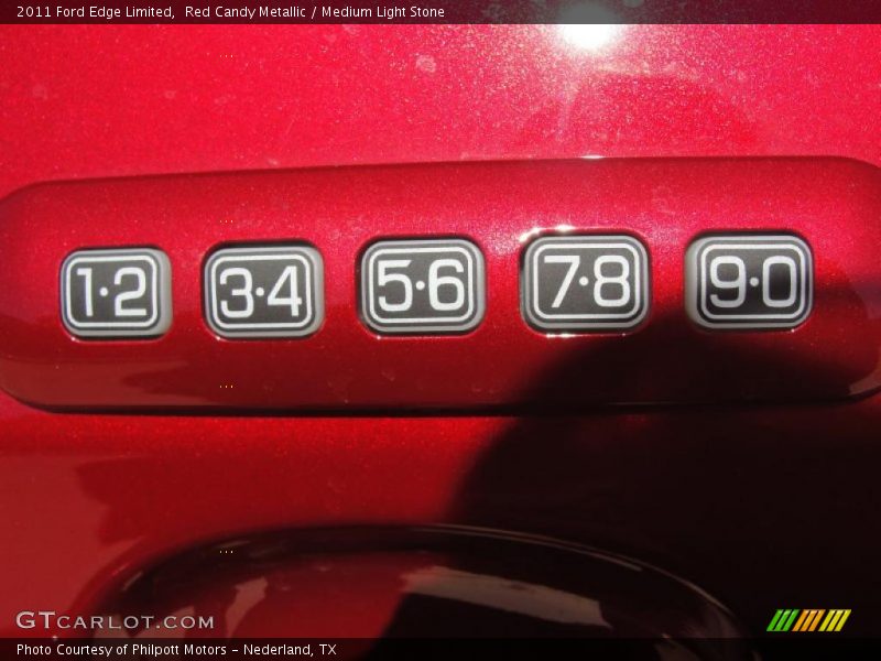 Red Candy Metallic / Medium Light Stone 2011 Ford Edge Limited