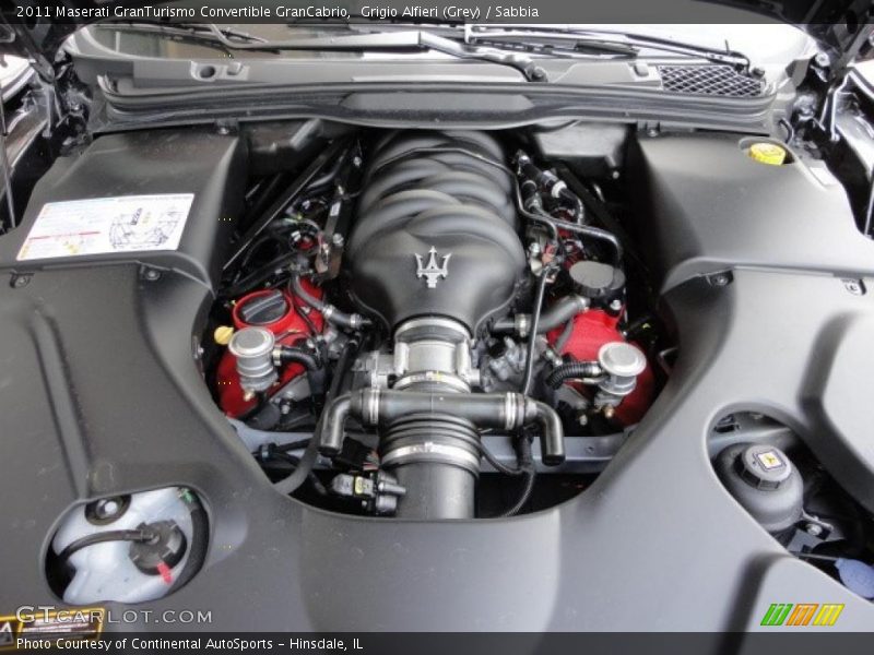  2011 GranTurismo Convertible GranCabrio Engine - 4.7 Liter DOHC 32-Valve VVT V8