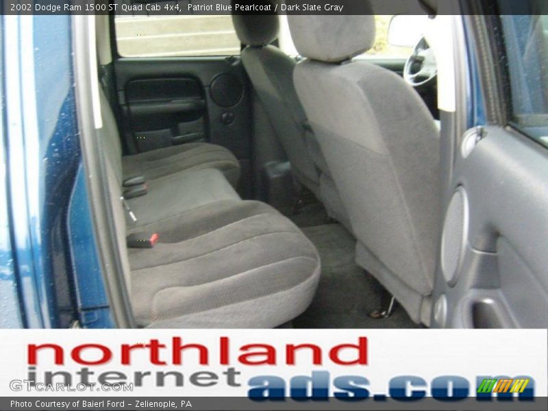Patriot Blue Pearlcoat / Dark Slate Gray 2002 Dodge Ram 1500 ST Quad Cab 4x4