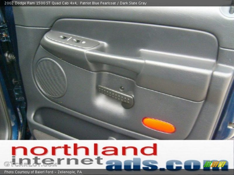 Patriot Blue Pearlcoat / Dark Slate Gray 2002 Dodge Ram 1500 ST Quad Cab 4x4