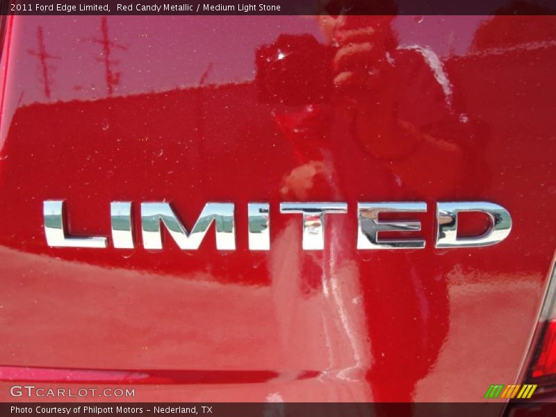Red Candy Metallic / Medium Light Stone 2011 Ford Edge Limited