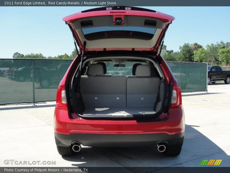 Red Candy Metallic / Medium Light Stone 2011 Ford Edge Limited