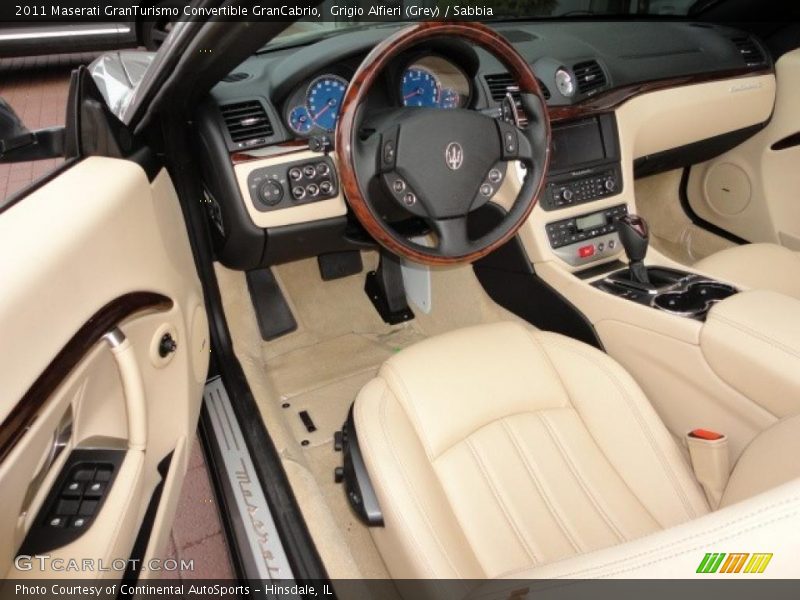  2011 GranTurismo Convertible GranCabrio Sabbia Interior