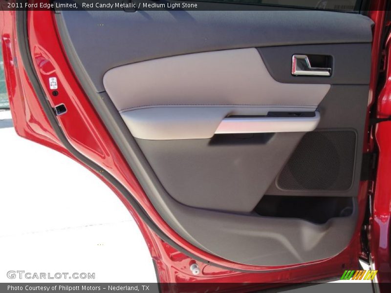 Red Candy Metallic / Medium Light Stone 2011 Ford Edge Limited