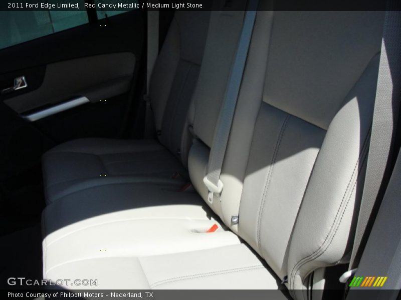 Red Candy Metallic / Medium Light Stone 2011 Ford Edge Limited