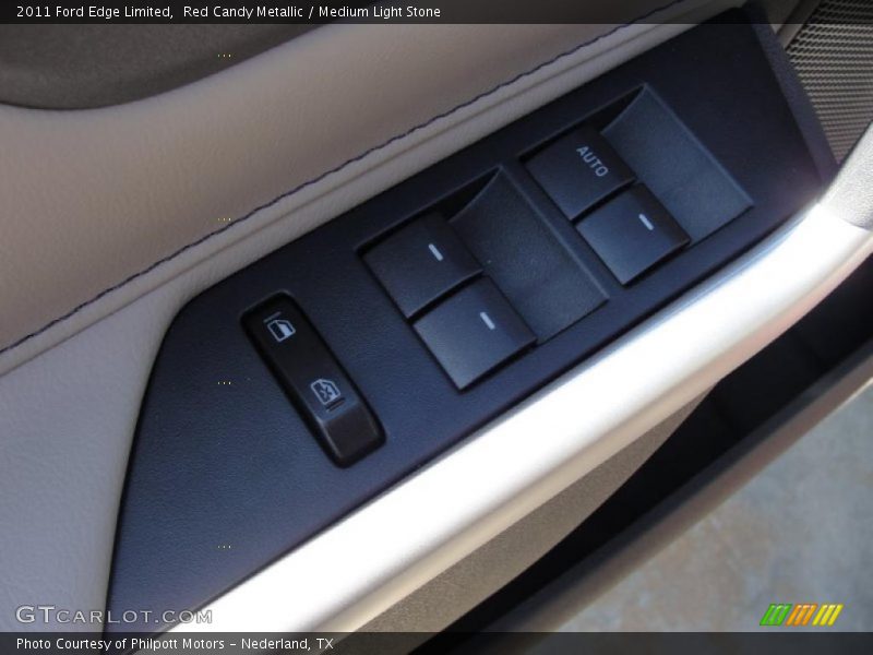Red Candy Metallic / Medium Light Stone 2011 Ford Edge Limited