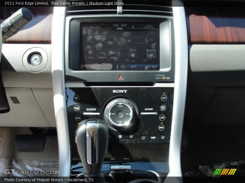Red Candy Metallic / Medium Light Stone 2011 Ford Edge Limited