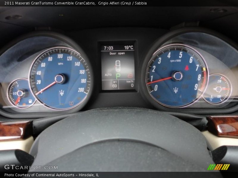  2011 GranTurismo Convertible GranCabrio GranCabrio Gauges