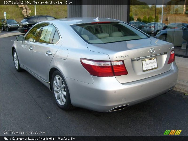 Mercury Metallic / Light Gray 2007 Lexus LS 460