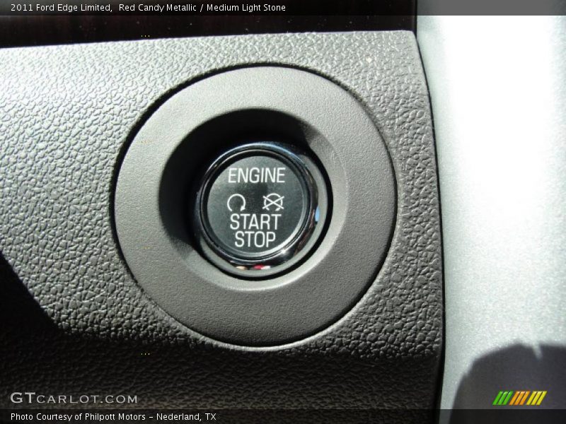 Red Candy Metallic / Medium Light Stone 2011 Ford Edge Limited