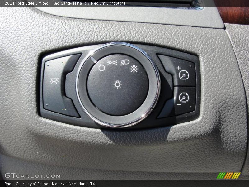 Red Candy Metallic / Medium Light Stone 2011 Ford Edge Limited