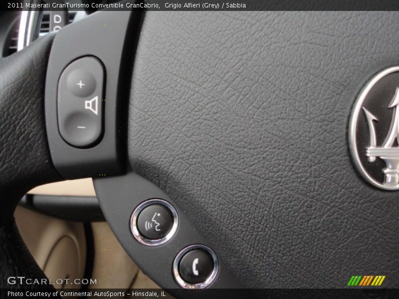 Controls of 2011 GranTurismo Convertible GranCabrio