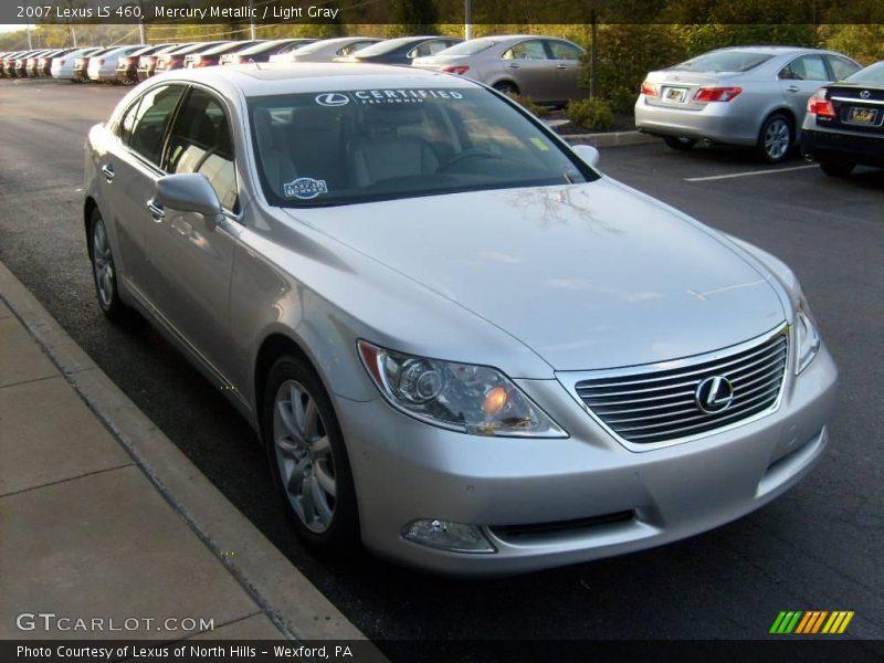 Mercury Metallic / Light Gray 2007 Lexus LS 460