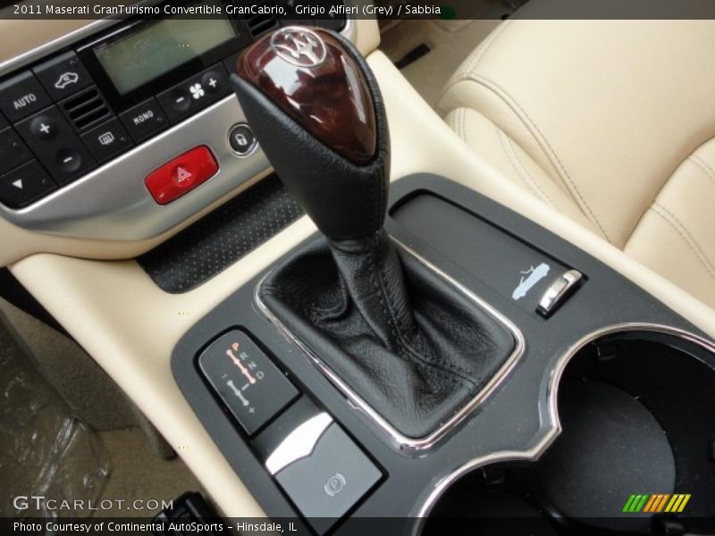 2011 GranTurismo Convertible GranCabrio 6 Speed ZF Paddle-Shift Automatic Shifter