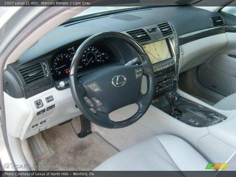 Mercury Metallic / Light Gray 2007 Lexus LS 460