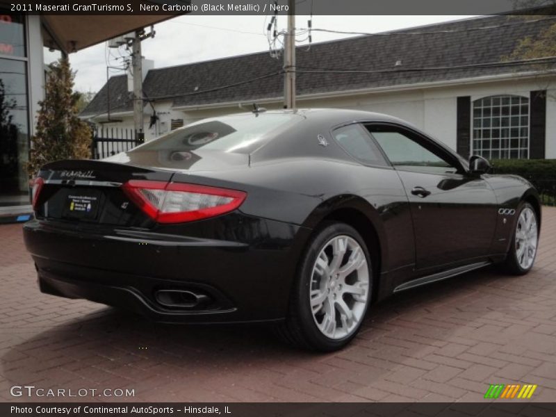 Nero Carbonio (Black Metallic) / Nero 2011 Maserati GranTurismo S