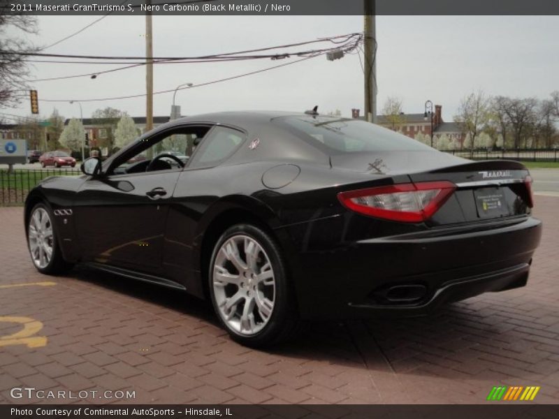 Nero Carbonio (Black Metallic) / Nero 2011 Maserati GranTurismo S