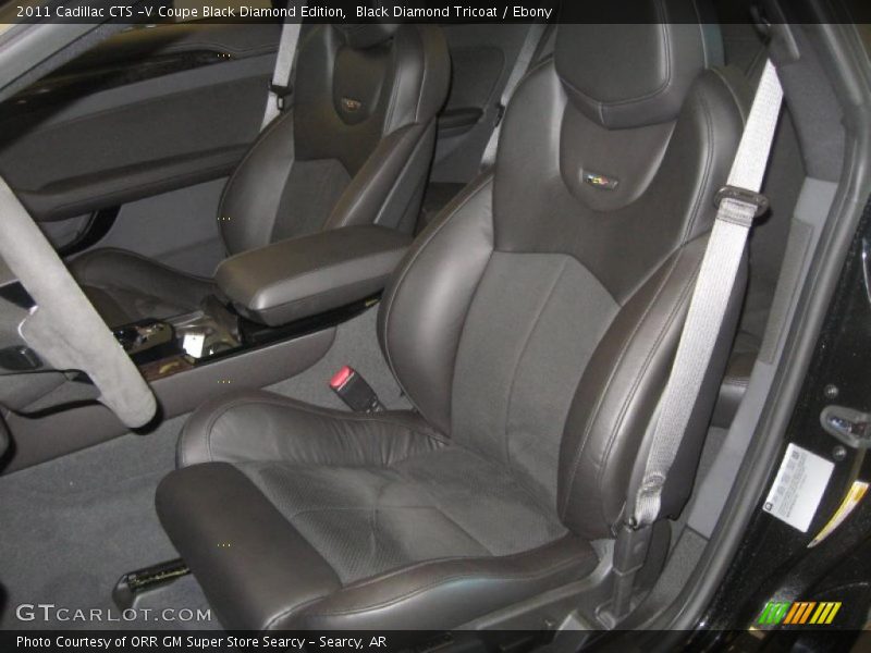  2011 CTS -V Coupe Black Diamond Edition Ebony Interior