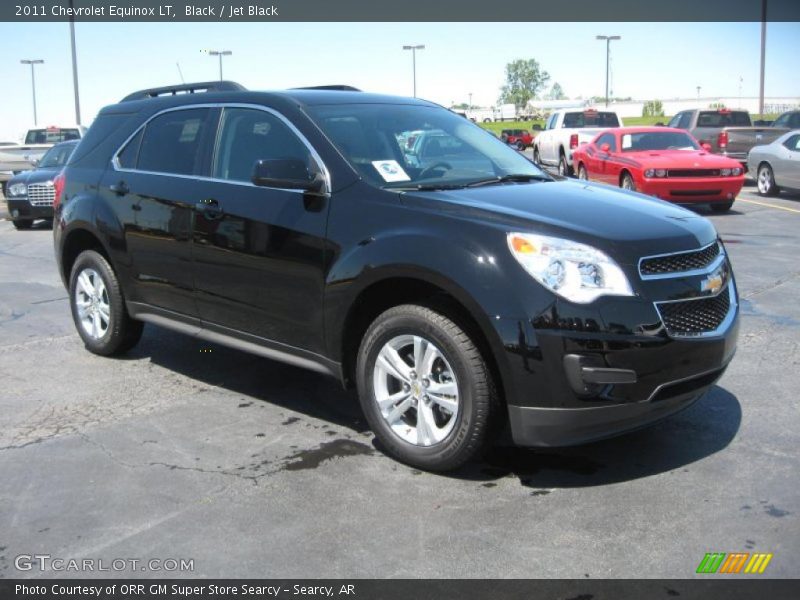 Black / Jet Black 2011 Chevrolet Equinox LT