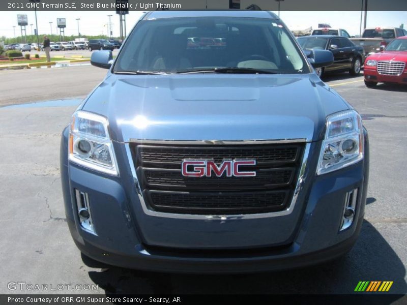 Steel Blue Metallic / Light Titanium 2011 GMC Terrain SLE