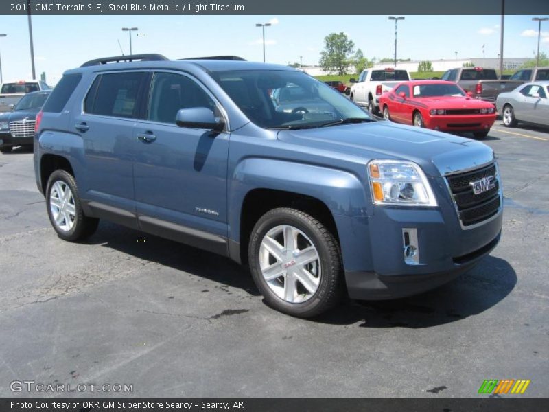 Steel Blue Metallic / Light Titanium 2011 GMC Terrain SLE