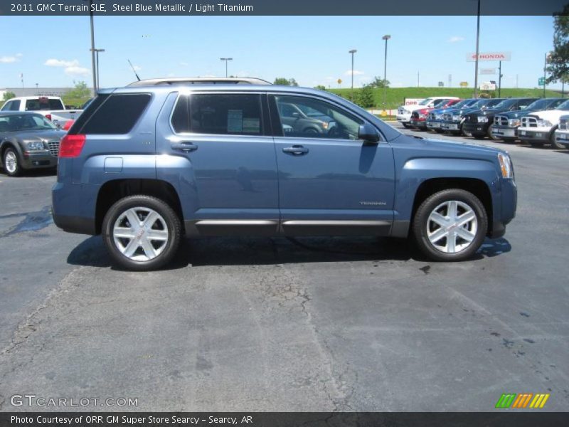 Steel Blue Metallic / Light Titanium 2011 GMC Terrain SLE