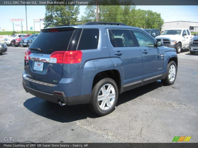 Steel Blue Metallic / Light Titanium 2011 GMC Terrain SLE