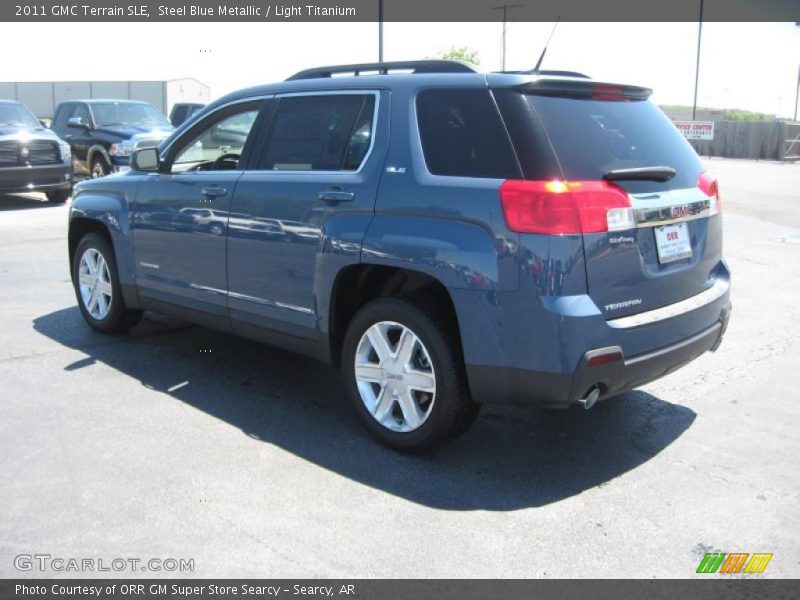 Steel Blue Metallic / Light Titanium 2011 GMC Terrain SLE