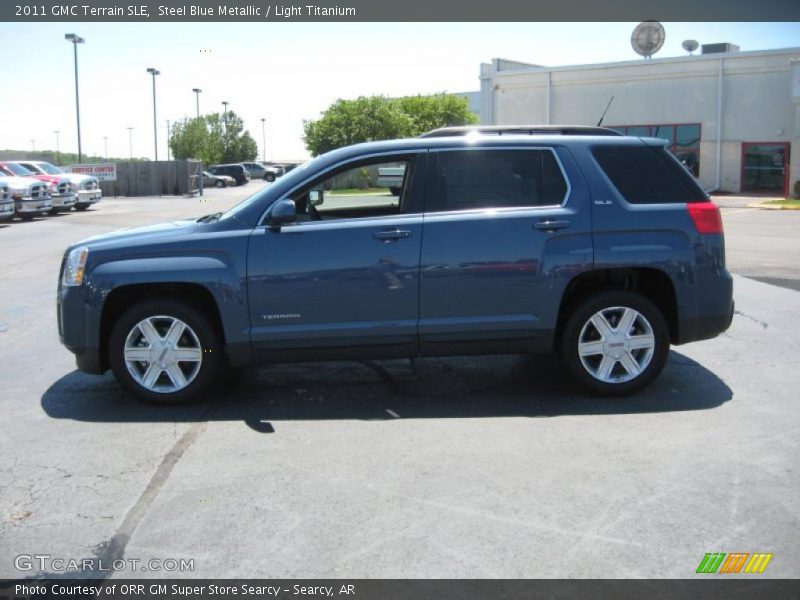 Steel Blue Metallic / Light Titanium 2011 GMC Terrain SLE