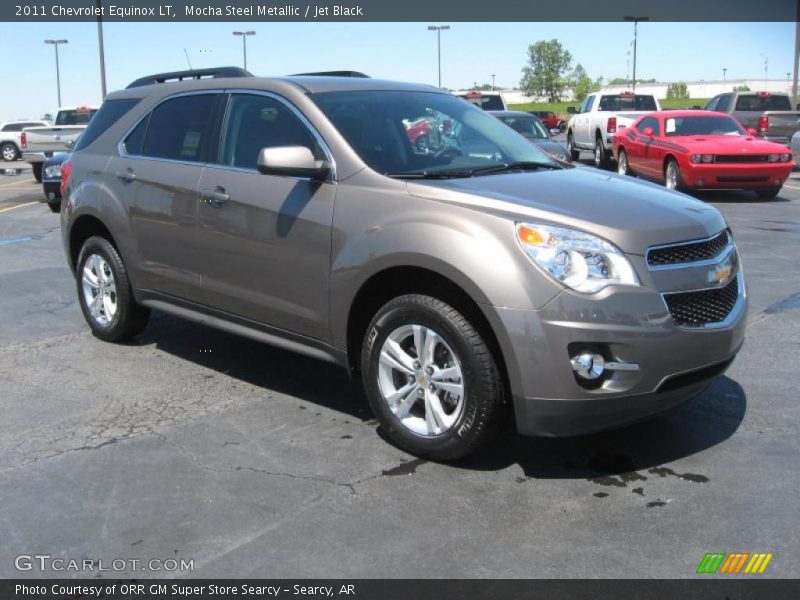 Mocha Steel Metallic / Jet Black 2011 Chevrolet Equinox LT