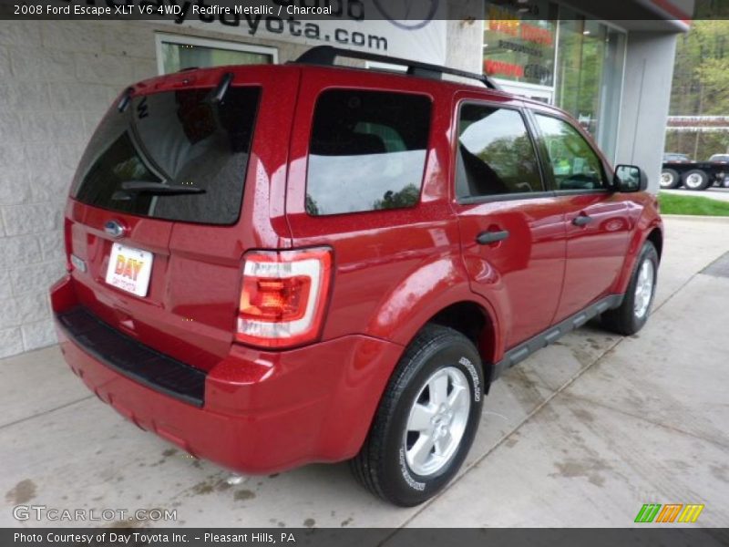 Redfire Metallic / Charcoal 2008 Ford Escape XLT V6 4WD