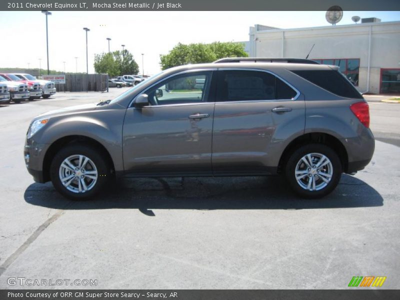 Mocha Steel Metallic / Jet Black 2011 Chevrolet Equinox LT