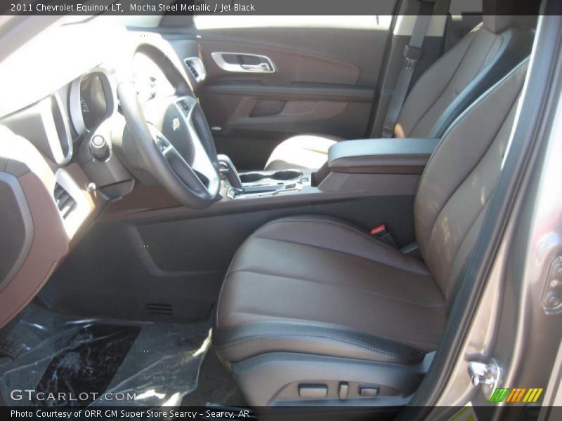 Mocha Steel Metallic / Jet Black 2011 Chevrolet Equinox LT