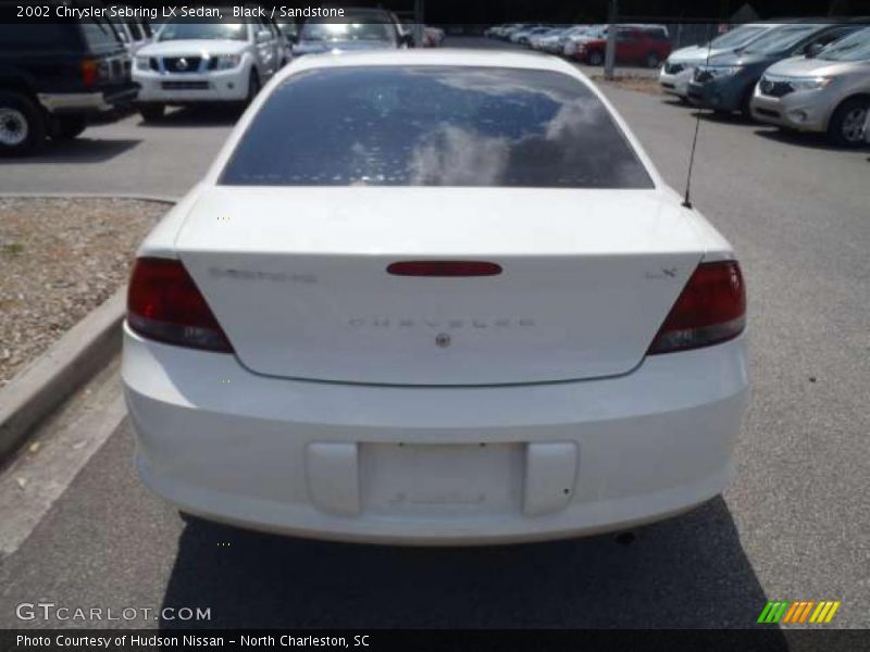 Black / Sandstone 2002 Chrysler Sebring LX Sedan