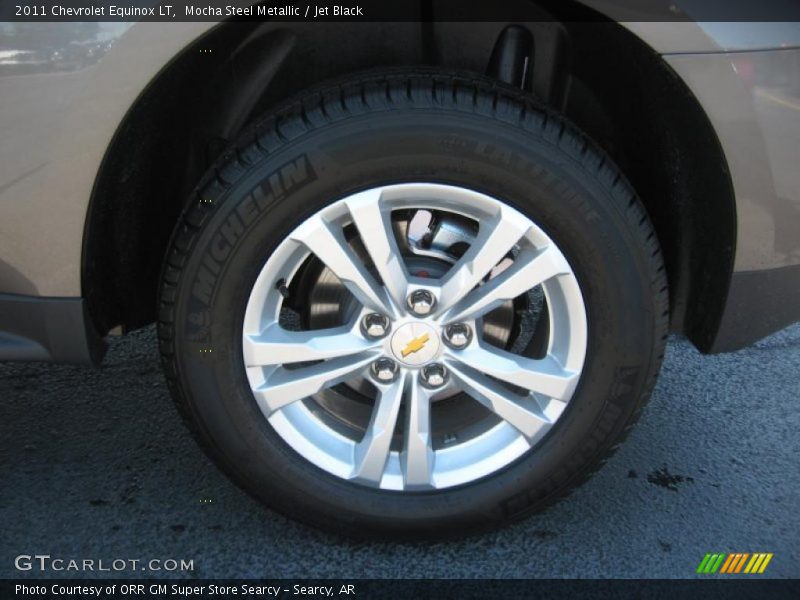 Mocha Steel Metallic / Jet Black 2011 Chevrolet Equinox LT